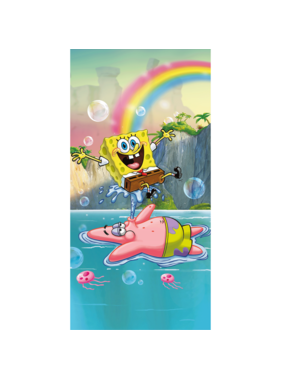 SpongeBob Beach towel Tropical Duo 70 x 140 cm Cotton