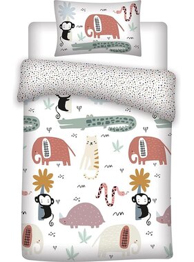 Romane & Sacha BABY Duvet Cover Jungle 100 x 135 + 40 x 60 cm Cotton