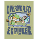 Minecraft Fleece Deken Overworld - 130 x 170 cm - Polyester