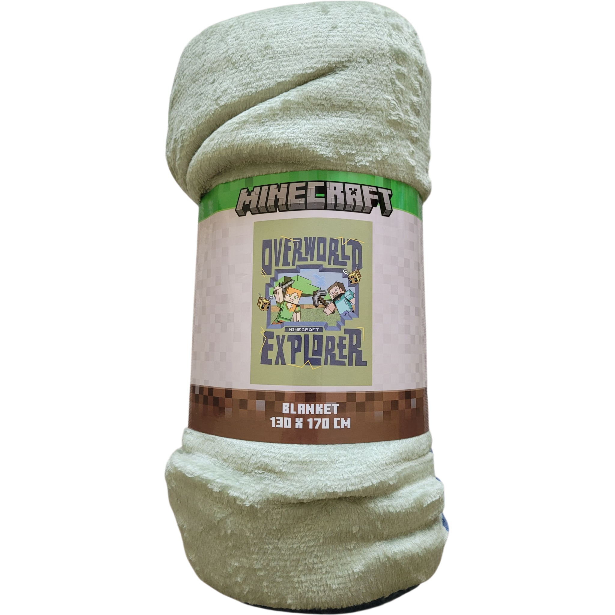 Minecraft Fleece Deken Overworld - 130 x 170 cm - Polyester