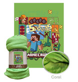 Minecraft Fleece plaid Pixel - 130 x 170 cm - Polyester