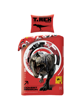Jurassic World Dekbedovertrek Covert Mission 140 x 200 + 70 x 90 cm Polyester