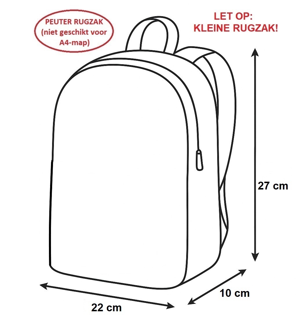 Peppa Pig Peuterrugzak Baby Pig - 27 x 22 x 10 cm - Polyester