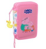 Peppa Pig Gevuld etui - 29 stuks - 19.5 x 12.5 x 4 cm - Polyester
