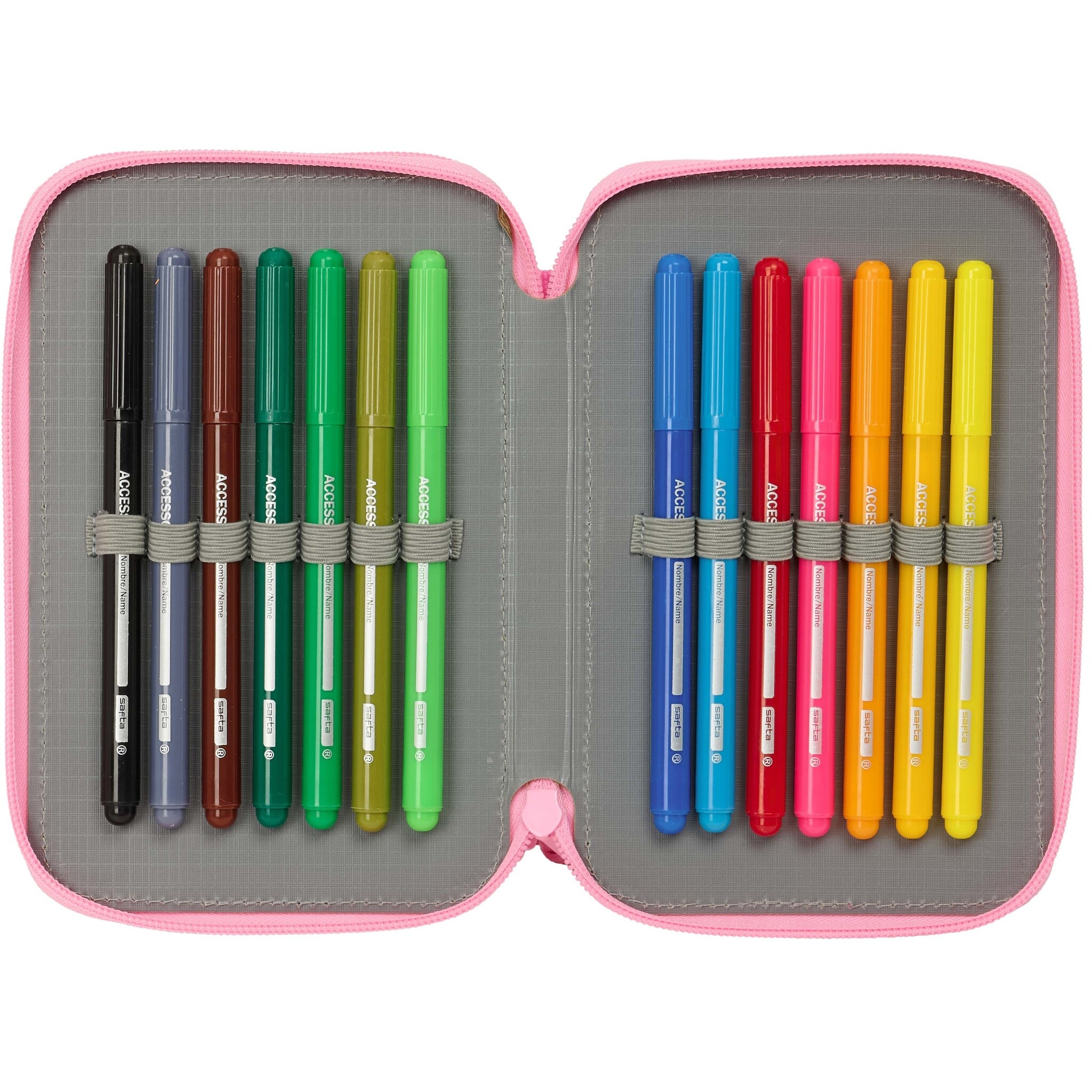 Peppa Pig Gevuld etui - 29 stuks - 19.5 x 12.5 x 4 cm - Polyester