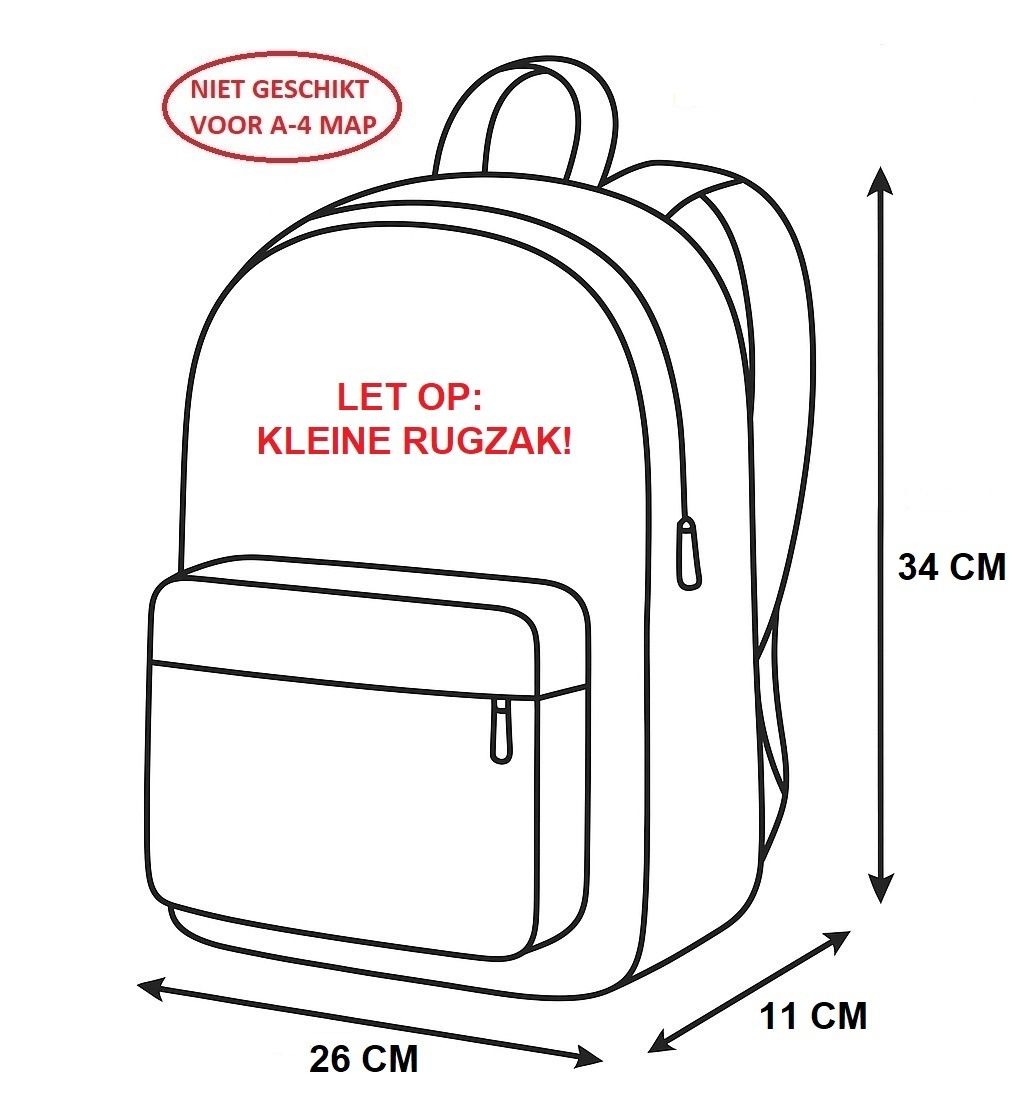 Hoe tem je een draak Rugzak Full Flight - 34 x 26 x 11 cm - Polyester