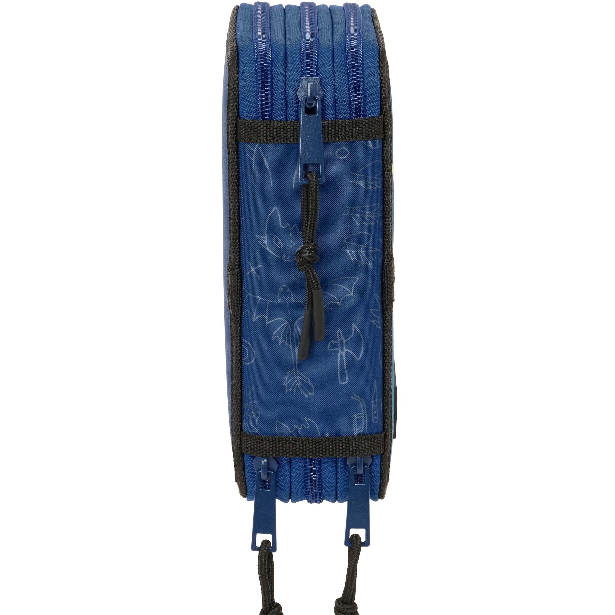 Hoe tem je een draak Gevuld etui Sky - 37 stuks - 19.5 x 12.5 x 5.5 cm - Polyester