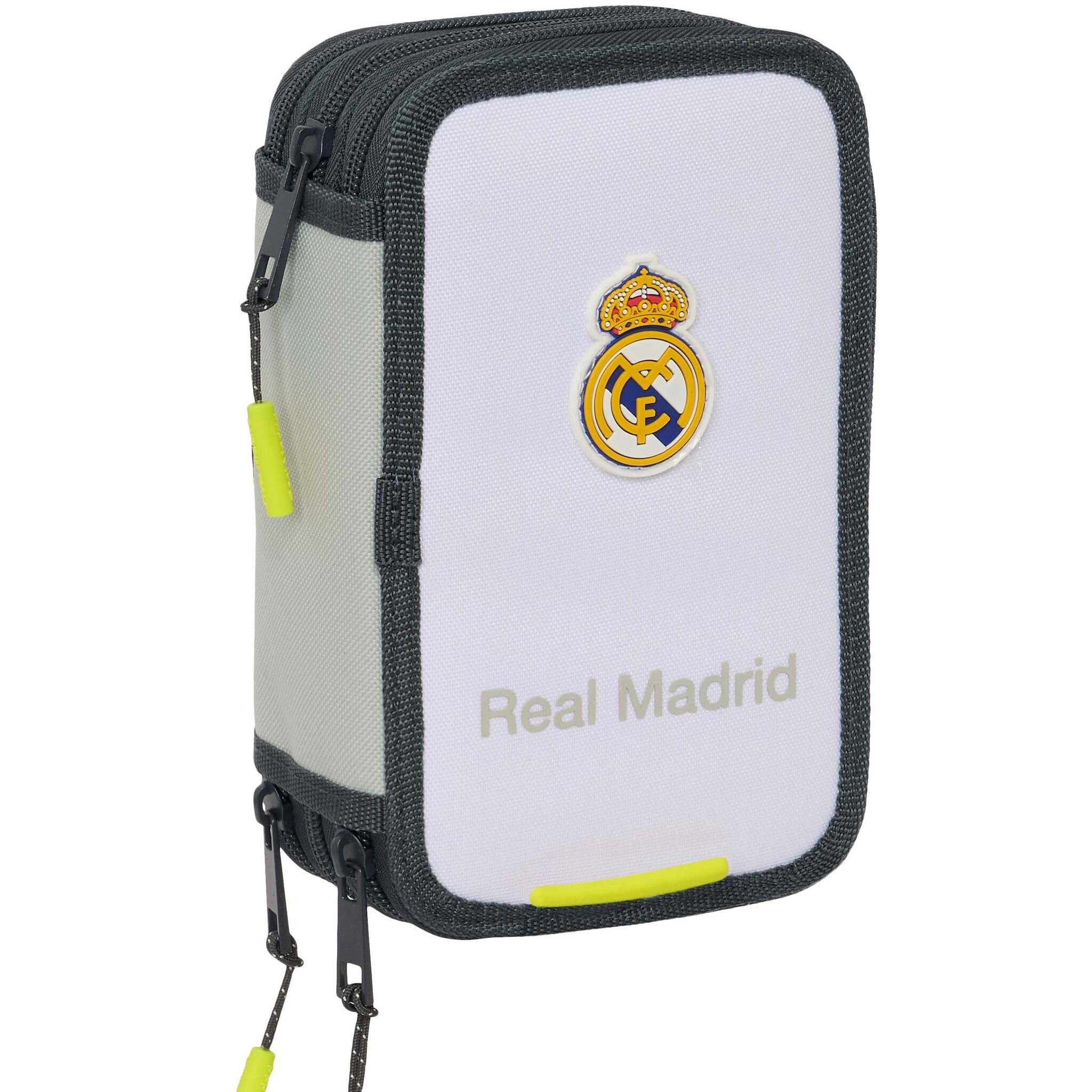 Real Madrid Champions Filled Pencil Case - 37 Pieces - 19.5 x 12.5 x 5.5 cm - Polyester