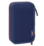FC Barcelona Filled pencil case - 29 pieces - 19.5 x 12.5 x 4 cm - Polyester