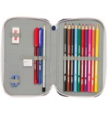 FC Barcelona Gevuld etui - 29 stuks - 19.5 x 12.5 x 4 cm - Polyester