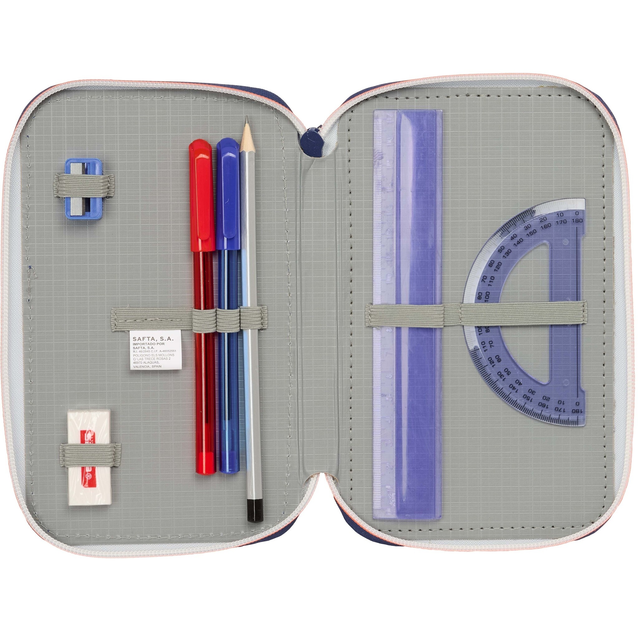 FC Barcelona Gevuld etui Score - 37 stuks - 19.5 x 12.5 x 5.5 cm - Polyester