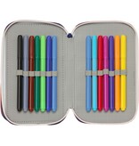 FC Barcelona Gevuld etui Score - 37 stuks - 19.5 x 12.5 x 5.5 cm - Polyester