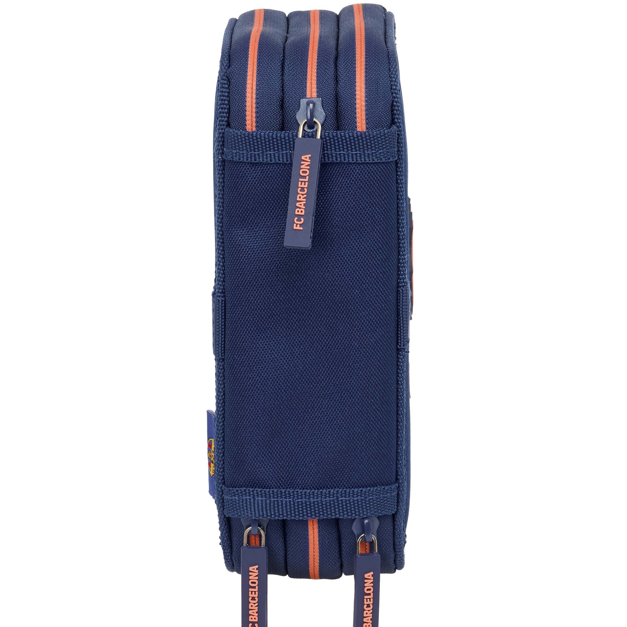 FC Barcelona Score Filled Pencil Case - 37 Pieces - 19.5 x 12.5 x 5.5 cm - Polyester