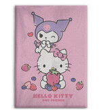 Hello Kitty Fleeceplaid Kuromi - 100 x 140 cm - Polyester