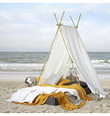 De Witte Lietaer Matrasbeschermer Swan White - 90 x 200  (30 hoog) cm - Katoen