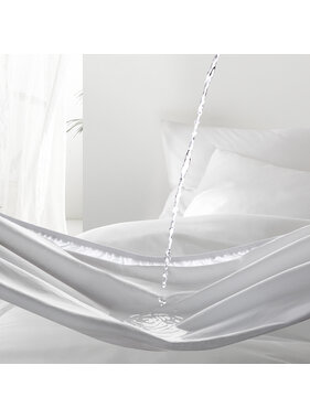 De Witte Lietaer Mattress protector Swan White 140 x 200 (30 high) cm Cotton