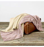 De Witte Lietaer Teddy Fleece Plaid Laya - Vieux Rose - 220 x 240 cm - Polyester