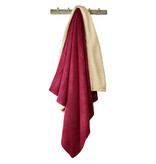 De Witte Lietaer Teddy Fleece Plaid Laya - Wine Red - 220 x 240 cm - Polyester