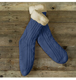 De Witte Lietaer Teddy Socks Yamuna - Royal Blue - size 35-40