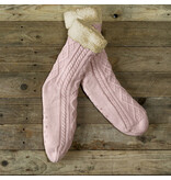 De Witte Lietaer Teddy Socks Yamuna - Vieux Rose - size 35-40