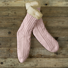 De Witte Lietaer Teddy Sokken Yamuna - Vieux Rose - maat 35-40