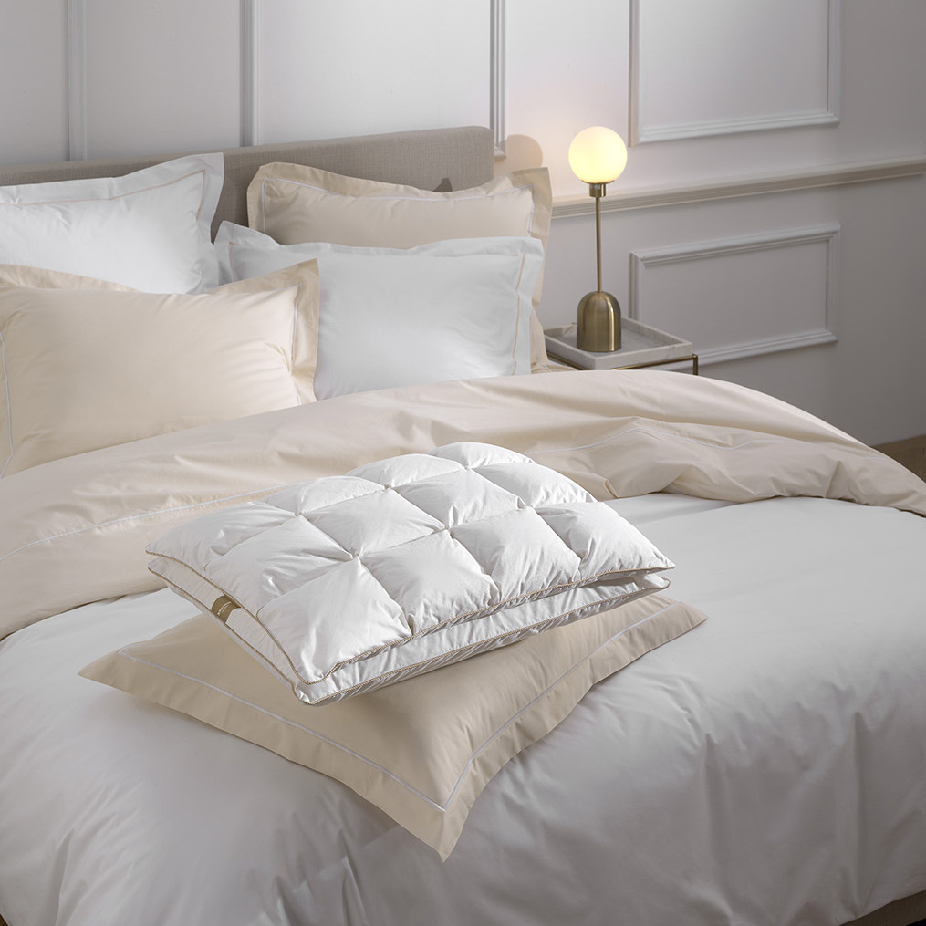 De Witte Lietaer Bilancia Ergonomic Pillow - 40 x 60 cm - Duck Down