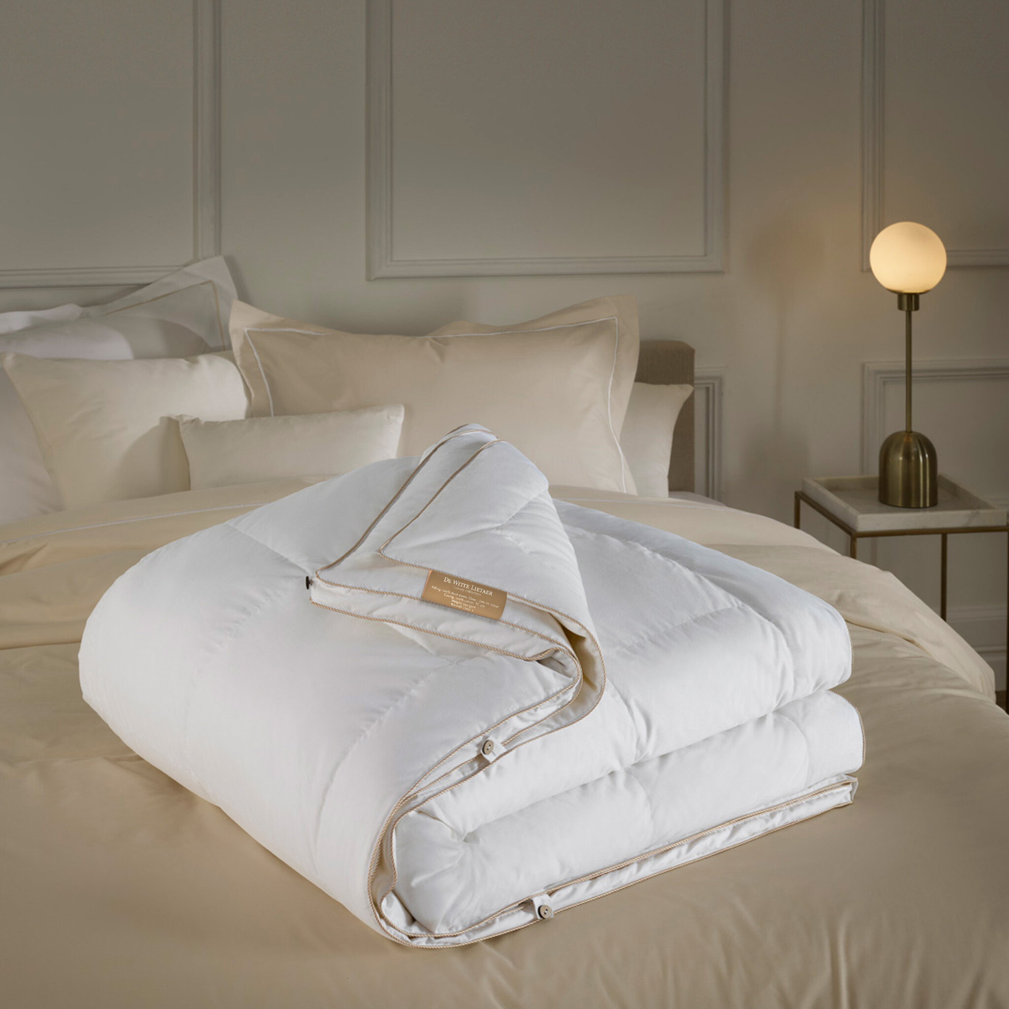 De Witte Lietaer Bilancia Duvet - 240 x 220 cm - 4 seasons (2 parts) - Down filling