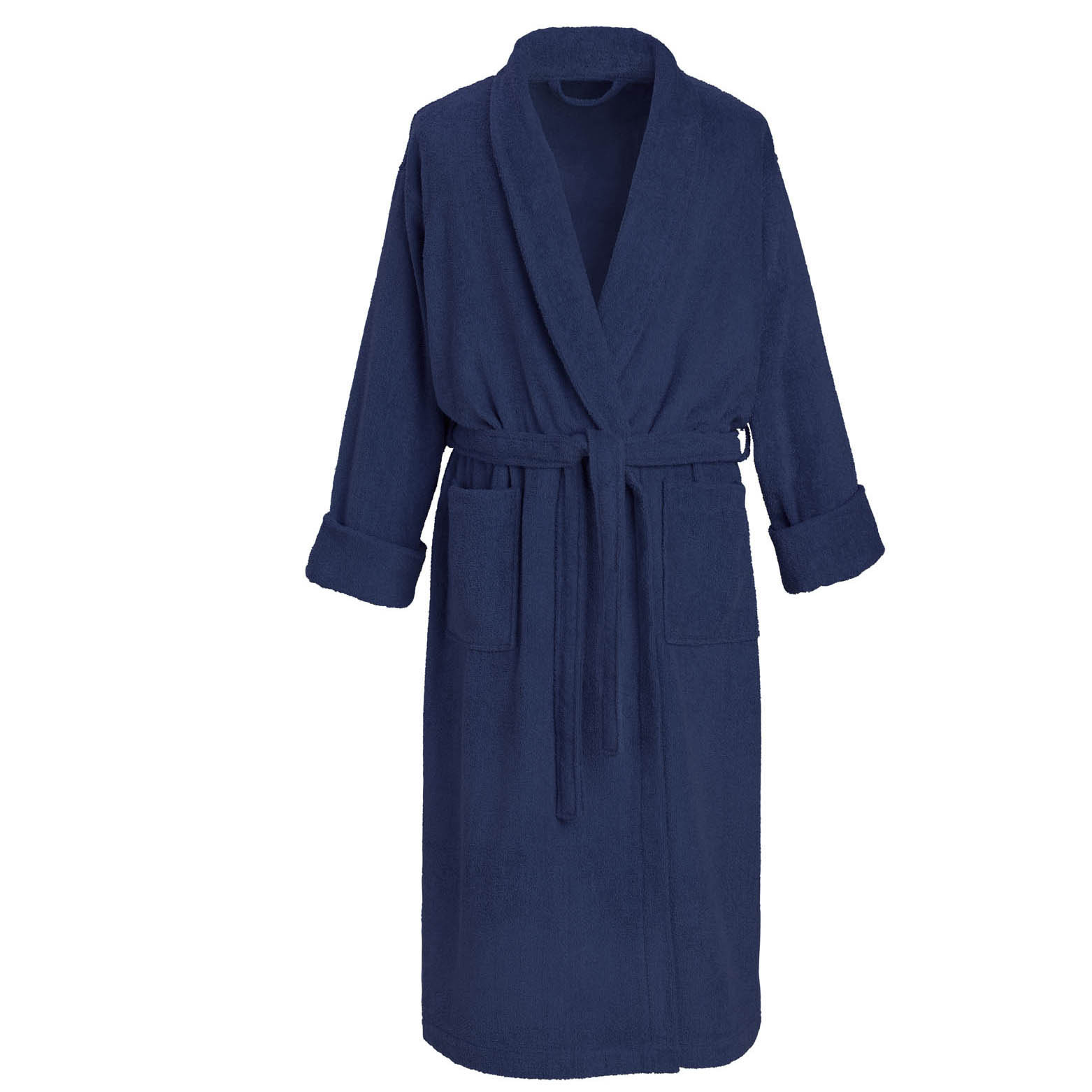 De Witte Lietaer Badjas Etrusk Blue Indigo - XL - Unisex - Katoen