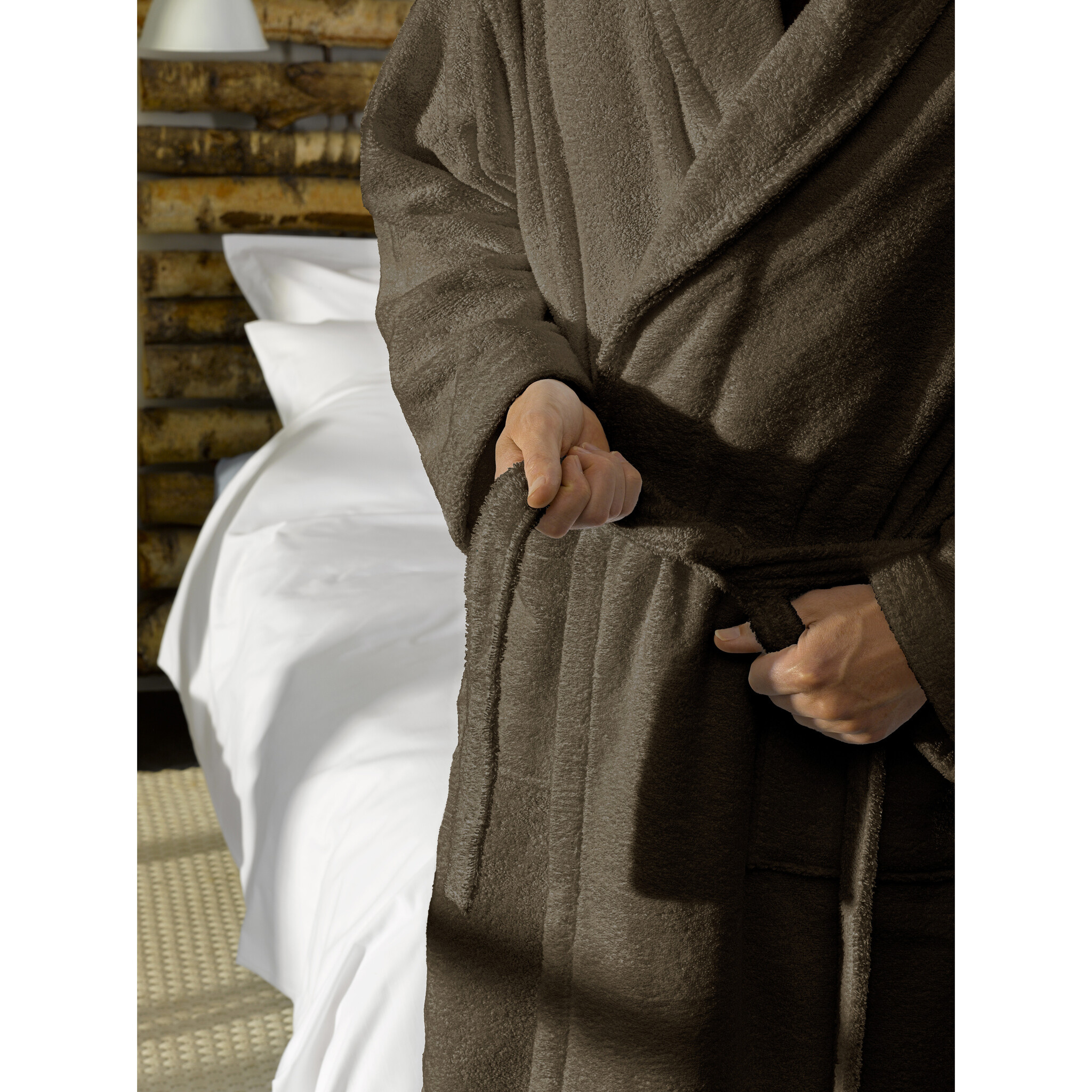 De Witte Lietaer Etrusk Falcon Bathrobe - XXL - Unisex - Cotton