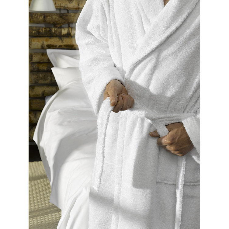 De Witte Lietaer Etrusk White Bathrobe - XXL - Unisex - Cotton