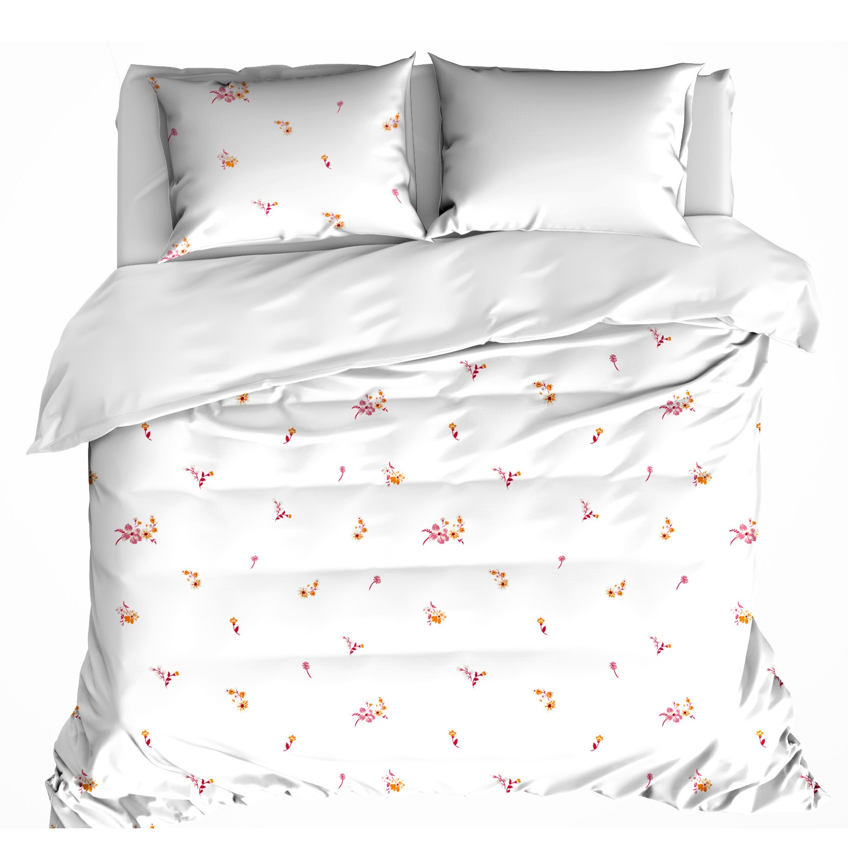 De Witte Lietaer Fiorello Sunkiss Duvet Cover - 260 x 240 cm + 2 pcs. 60 x 70 cm - Cotton Satin