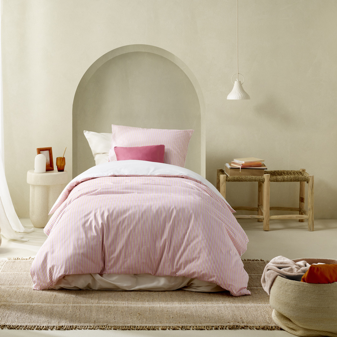 De Witte Lietaer Duvet cover Rosange Sunkiss - 140 x 200/220 + 60 x 70 cm - Cotton Satin