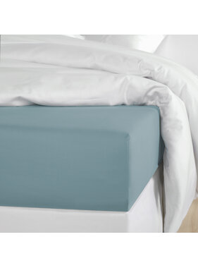 De Witte Lietaer Fitted sheet Olivia Arctic 90 x 200/220 Cotton Satin