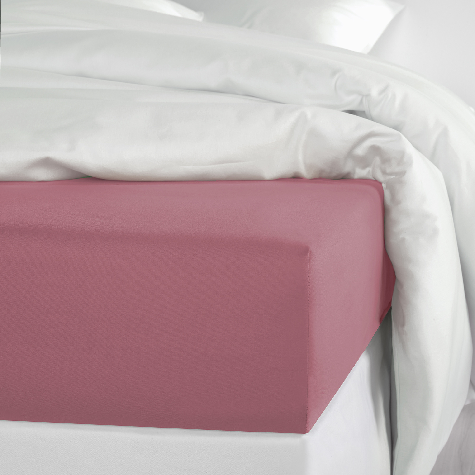 De Witte Lietaer Olivia Blossom Fitted Sheet - 90 x 200/220 x h 30 - Cotton Satin