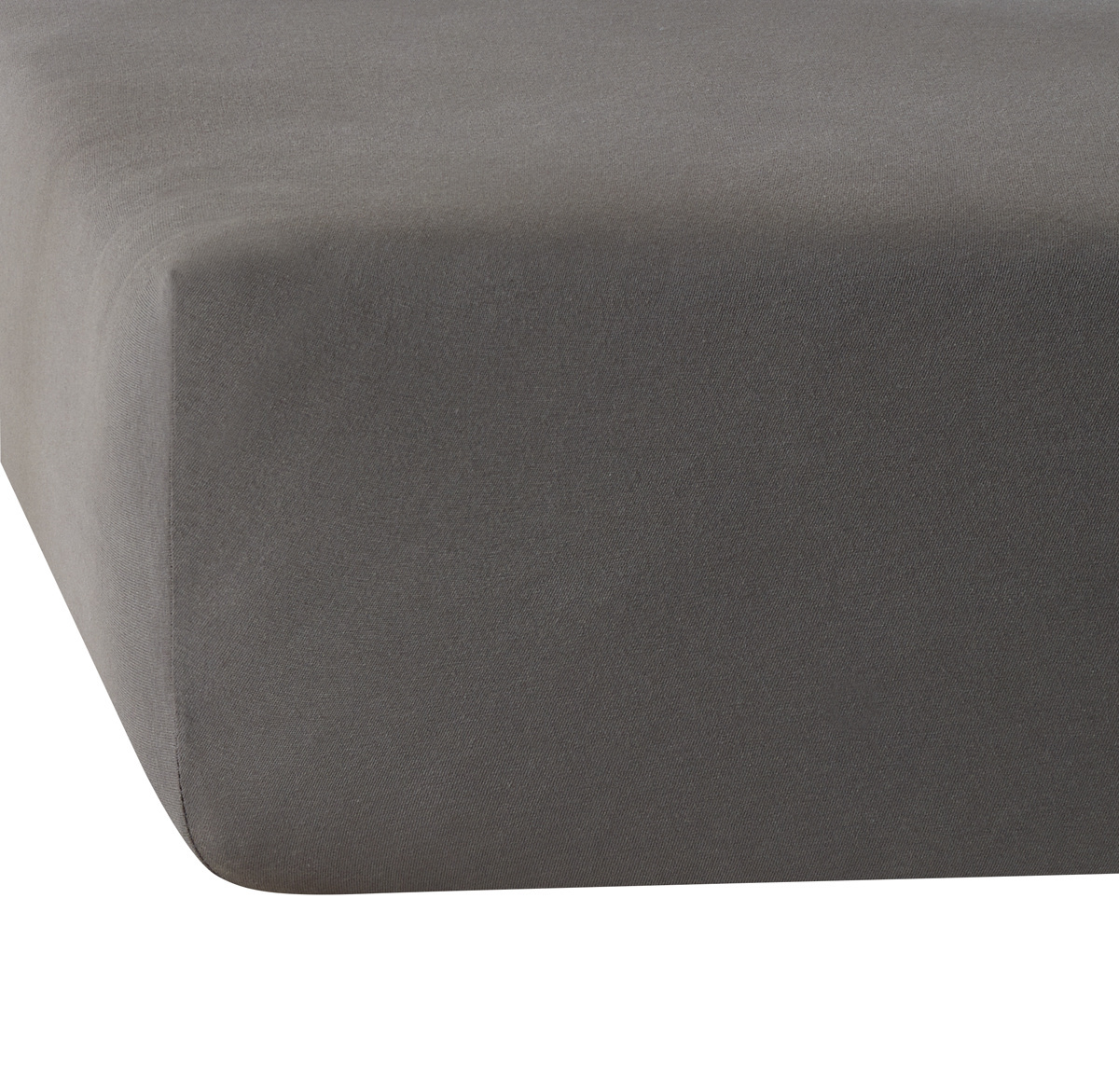 De Witte Lietaer Hoeslaken Elena Grey - 160 x 200/220 x h 30 - Katoen Jersey