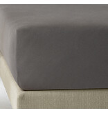 De Witte Lietaer Hoeslaken Elena Grey - 160 x 200/220 x h 30 - Katoen Jersey