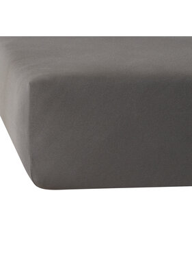 De Witte Lietaer Fitted sheet Elena Grey 90 x 200/220 Cotton Jersey