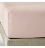 De Witte Lietaer Hoeslaken Elena Pearl Pink - 140 x 200/220 x h 30 - Katoen Jersey