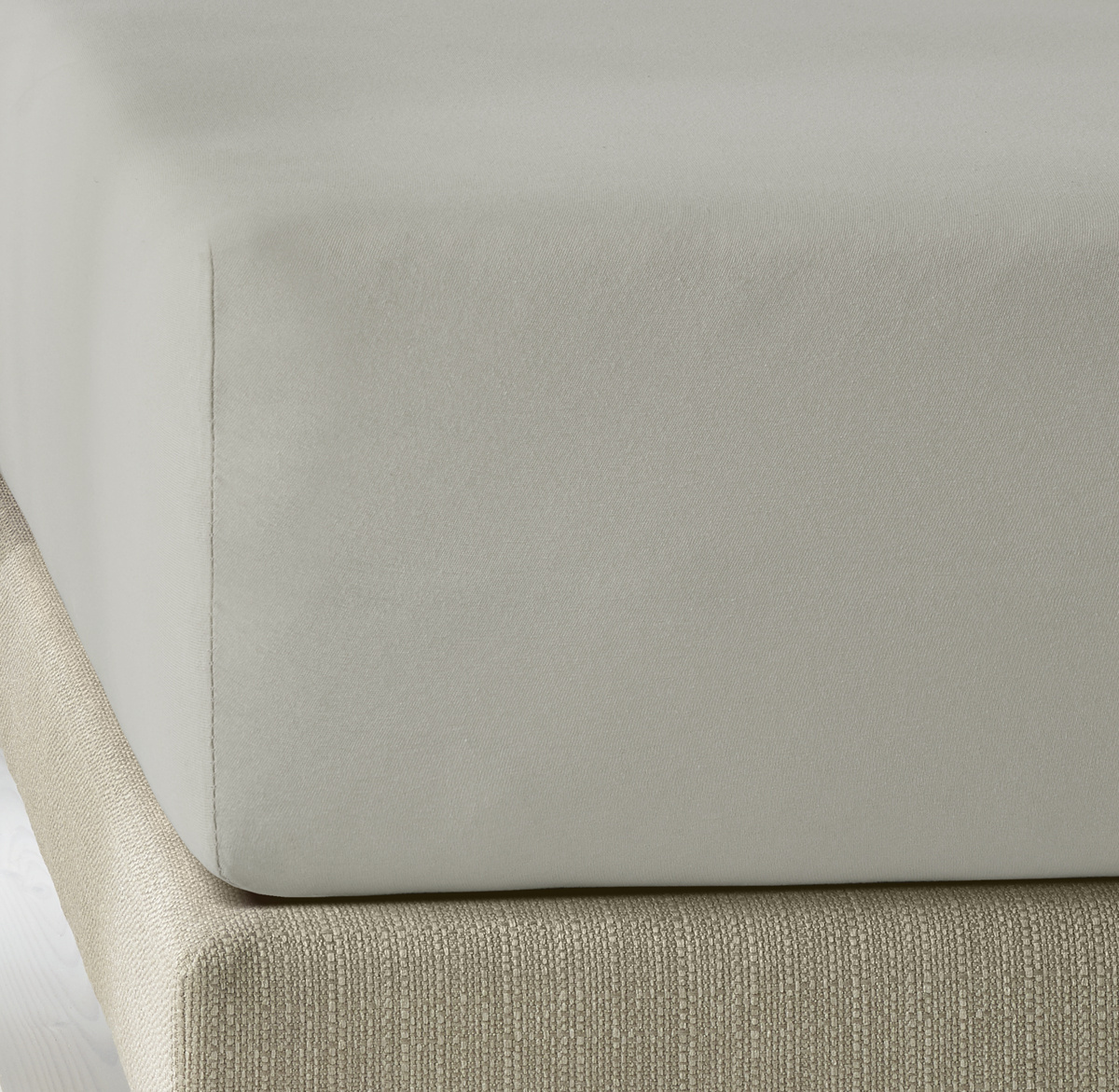 De Witte Lietaer Hoeslaken Elena Silver - 160 x 200/220 x h 30 - Katoen Jersey