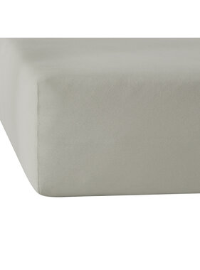 De Witte Lietaer Fitted sheet Elena Silver 90 x 200/220 Cotton Jersey