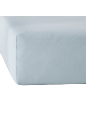 De Witte Lietaer Hoeslaken Elena Stone Blue 140 x 200/220 Katoen Jersey