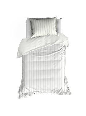 De Witte Lietaer Dekbedovertrek Chiara Winter Moss 140 x 200/220 cm Katoen Satijn