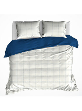 De Witte Lietaer Duvet cover Juul Blue Indigo 260 x 240 cm Cotton Flannel