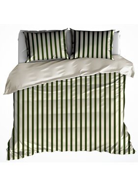 De Witte Lietaer Duvet cover Matcha Winter Moss 260 x 240 cm Cotton Flannel