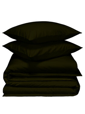 De Witte Lietaer Dekbedovertrek Laura Khaki 240 x 220 cm Katoen Flanel