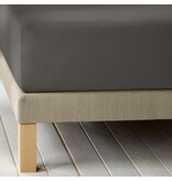 De Witte Lietaer Hoeslaken Laurence Ebony - 90 x 200/220 x h 30 - Katoen Flanel