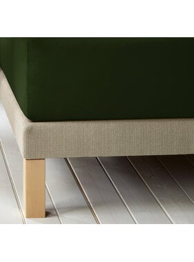 De Witte Lietaer Hoeslaken Laurence Kahki 180 x 200/220 Katoen Flanel