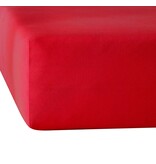 De Witte Lietaer Hoeslaken Elena Deep Red - 140 x 200/220 x h 30 - Katoen Jersey
