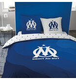 Olympique Marseille Dekbedovertrek Ondeblue -Lits Jumeaux  - 240 x 220 + (2)63 x 63 cm - Katoen