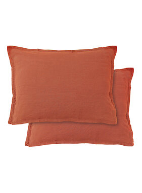 Matt & Rose Set Kussenslopen Sienne 50 x 70 cm Linnen